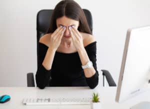 avoid back pain and eye strain